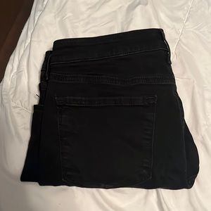 Old Navy Black Rockstar super skinny black jeans.